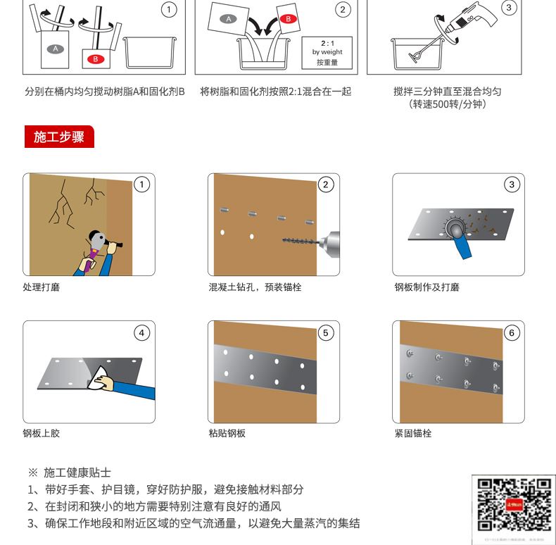 包钢广丰粘钢加固施工过程